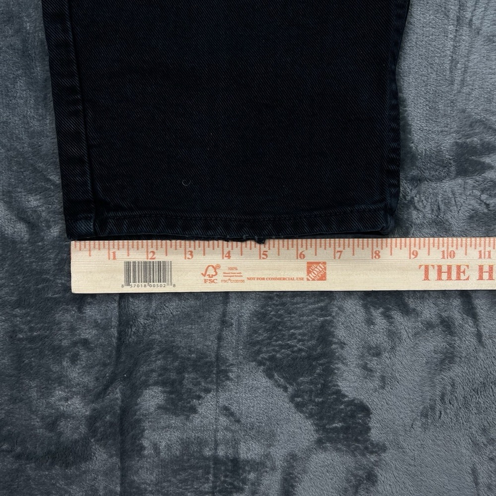 VTG 1996 Levis Silver Tab Men's Baggy Loose 36X34 Black Jeans USA 90s Y2K EUC - Picture 15 of 16